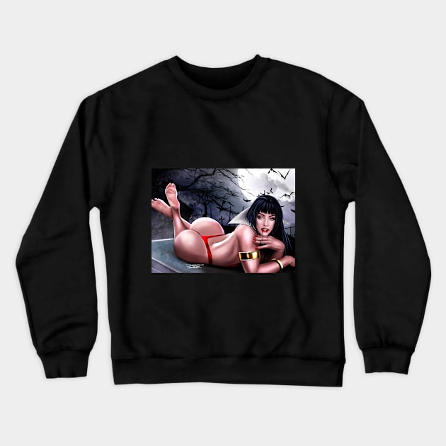 VAMPIRELLA Crewneck Sweatshirt by Killbiroarts